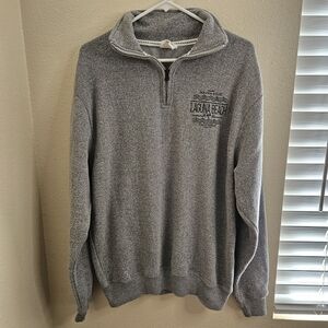 Laguna Beach Men's Gray Zip-Up Sweater
